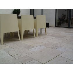 Travertin Beige Tromlet