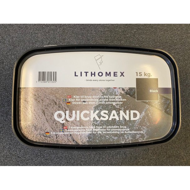 Quicksand - fuger til udendrs fliser - sort