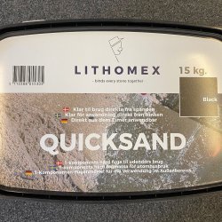 Quicksand - fuger til udendrs fliser - sort