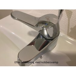 Kobbersvamp til fjernelse af kalk