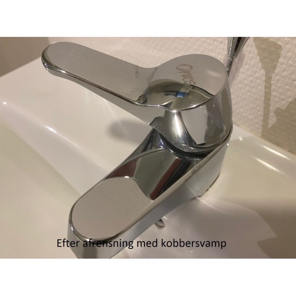 Kobbersvamp til fjernelse af kalk