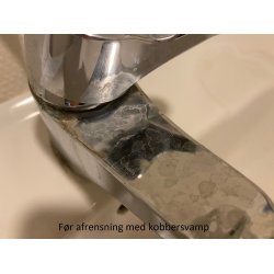 Kobbersvamp til fjernelse af kalk