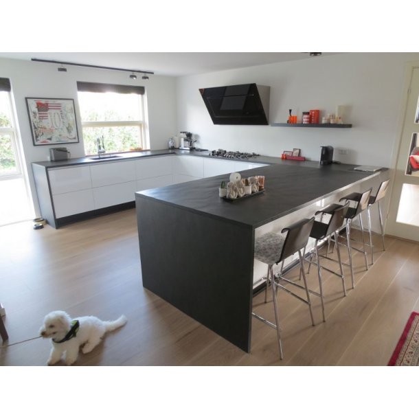 Skifer bordplade p standard ml - klvet