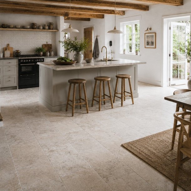 Jura Marmor Gr�/Beige. Tromlet