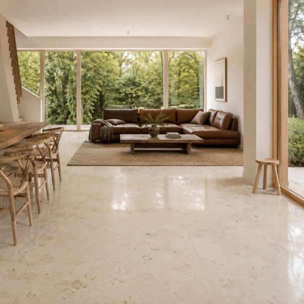 Jura Marmor Beige. Slebet